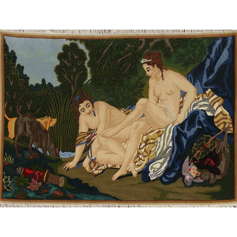Tapis traditionnel en laine 3 x 4