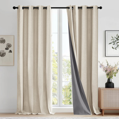 Ipswich Blackout Thermal Grommet Curtain Panels