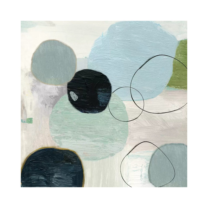 Soft Circle I by Tom Reeves - Wrapped Canvas Painting, 45.72 cm H x 45.72 cm W x 1.91 cm D