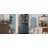 76.75" Tall Display Cabinet With Glass Doors And LED Lights-792878753
