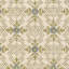 Pooler Geometric Handmade Tufted Wool Ivory/Blue Area Rug-745886504