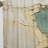 Gold And Green Paint Fusion II - Modern Curtain - Velvet Room Darkening - 1 panel-107826660