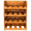 Buettner Floor Wine Bottle Rack Brown