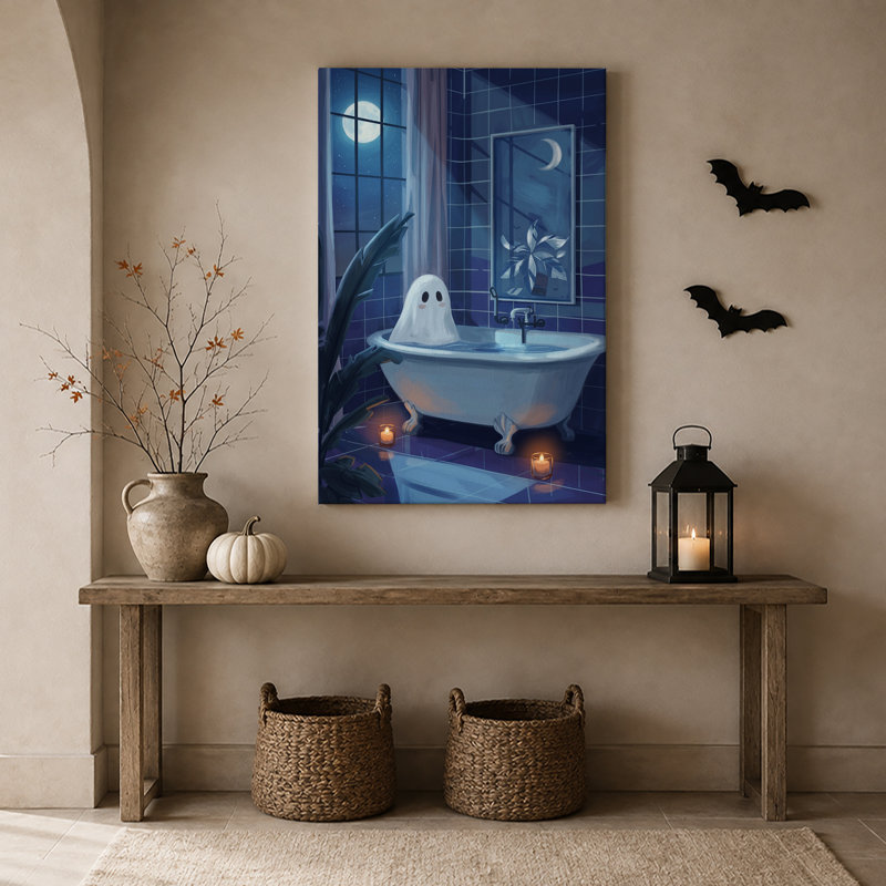 Art mural sur toile Halloween, 36"H x 24"W
