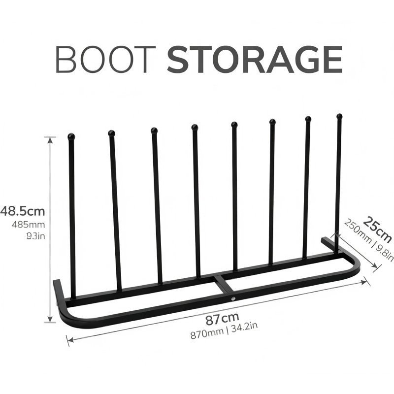 4 Pair Shoe Rack