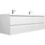 Meuble-lavabo flottant avec lavabo et meuble-lavabo