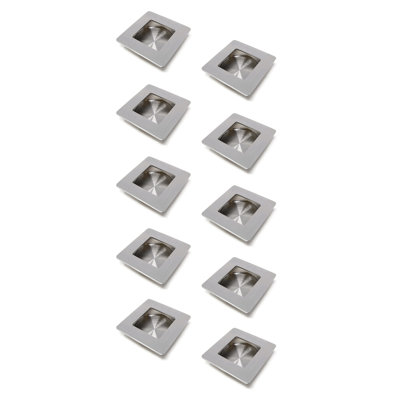 Square 1 5/8" Centre to Centre Recessed Pull Multipack