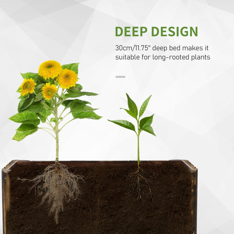 Wood Elevated Planter