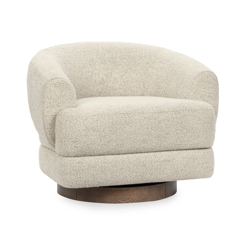 Chassia Upholstered Swivel Accent Chair