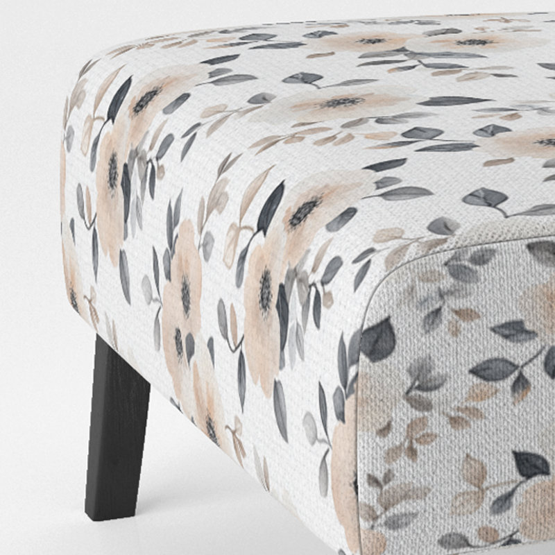 Fauteuil d'appoint Boho - Fauteuil de chambre Nomadic, Pantoufle sans accoudoirs