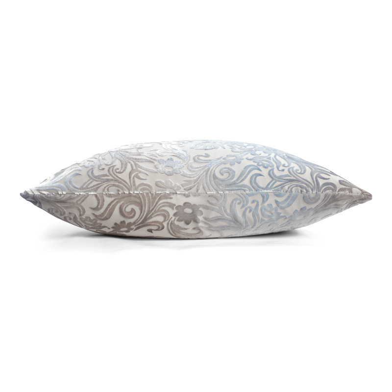 Prospect Park Square Velvet Pillow Cover & Insert, 18" x 18", Robin's Egg