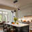 Miaisabella 6-Light Kitchen Island Linear LED Pendant With Adjustable Shades