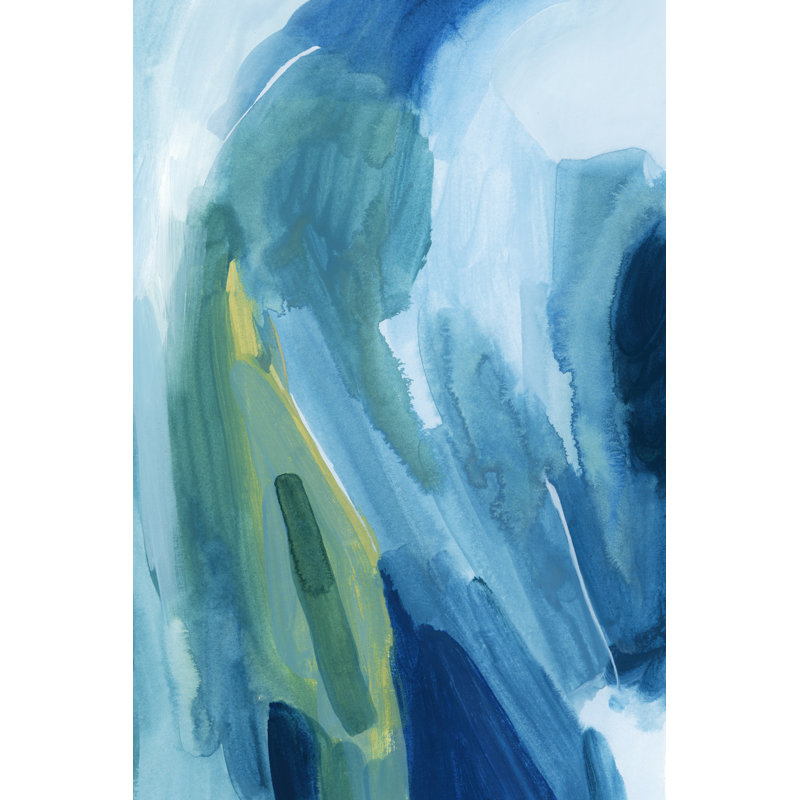 Aerial Island I by Grace Popp - Painting on Canvas, Wrapped Canvas, 30 cm H x 20 cm W