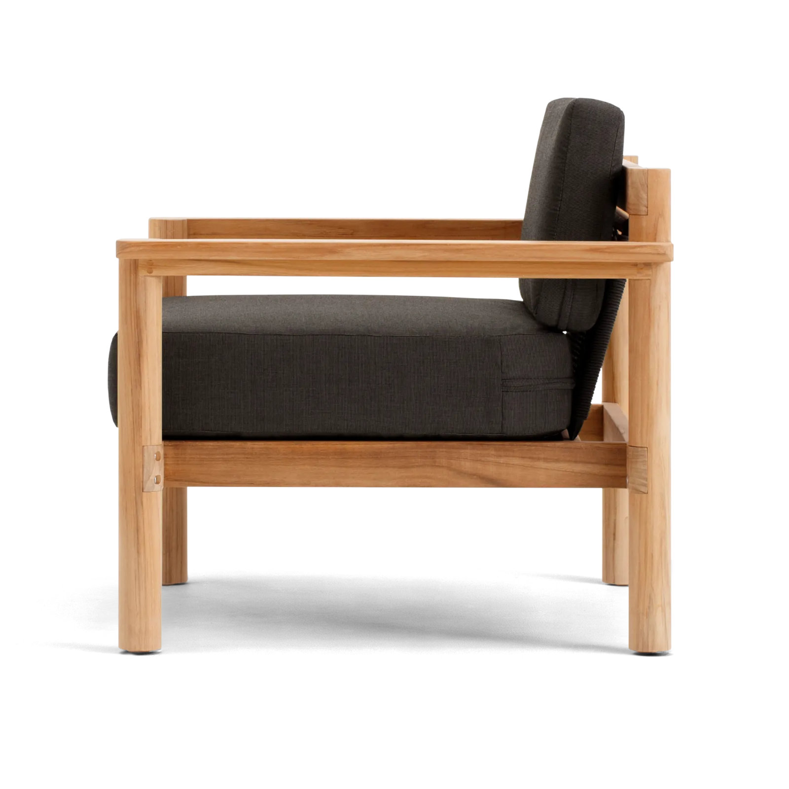Haven Sunbrella® Patio Lounge Chair, Sunbrella Coal