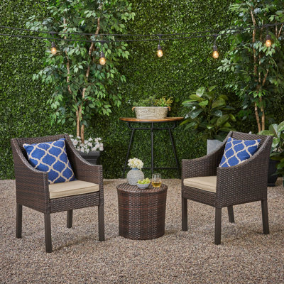 Thorn 2 - Person Patio Conversation Set with Cushions