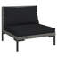Leeda 280cm Wide Patio Sectional with Cushions