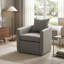 Fauteuil d'appoint pivotant moderne en polyester durable, parfait pour les petits espaces
