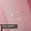 Rideau de douche rose avec 12 crochets-127297696