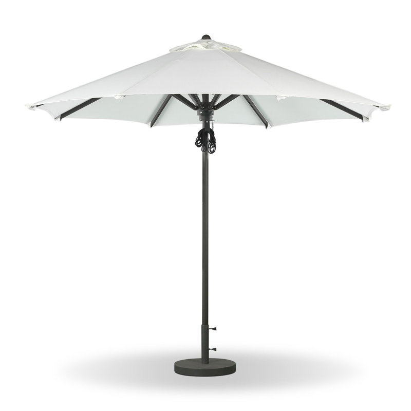 Baska 118 in. W Round Market Umbrella, 102.25" H x 118" W x 118" D