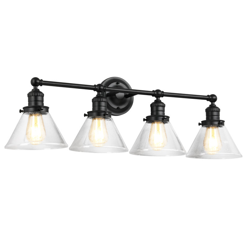 Vannatta 4 - Light Dimmable Vanity Light, Matte Black