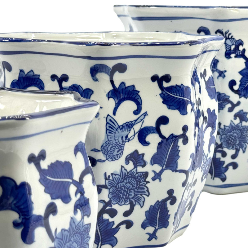 Pot à fleurs en céramique fabriqué à la main Deanette