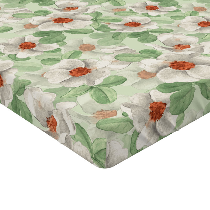 Drap-housse à motif floral bohème Ambesonne