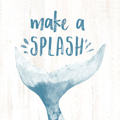 Splash Tail - Wrapped Canvas Print