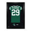 Impression encadrée du maillot blanc des Ravens de Baltimore (NFL-PA) de Roquan Smith (n° 0), 68,5 x 99 cm.-136267449