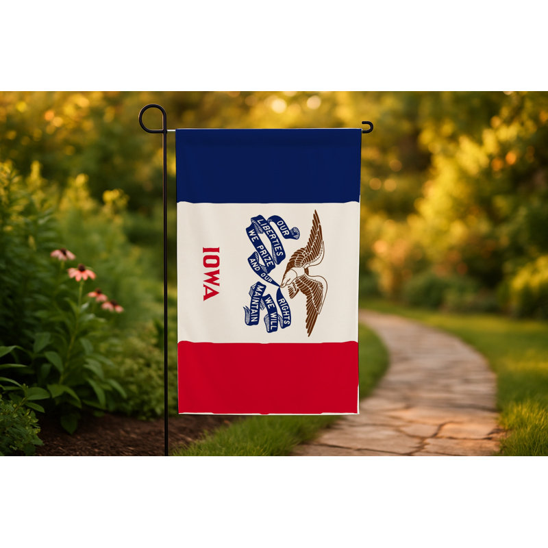 Drapeau de l'État de l'Iowa - drapeau extérieur, 24" H x 36" W