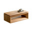 Table basse 43,3 po à plateau relevable moderne en placage de bois massif-873677153
