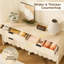 Commode 8 tiroirs avec panneau ondulé cannelé
