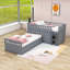 Lit superposé simple en bois 7 tiroirs-504358632
