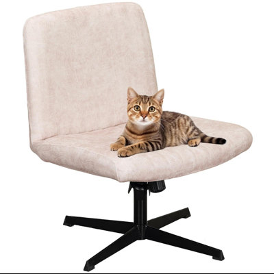 Housse pour chaise Criss Cross, housse extensible pour accoudoirs à dossier moyen sans accoudoirs, housse de meuble-lavabo exquis (galet)