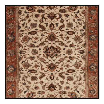 Tapis brun lavable à la machine