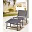 Caleiah Reclining Outdoor Armless Lounge Chair