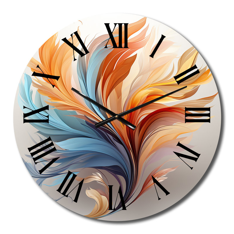 Horloge murale Fractal Boho, Petit