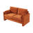 58.66'' 2-Seater High Knit Fabric Sofa with Toss Pillows – Solid Wood Frame 600 Lbs Capacity for Living Rooms, Apartments, Office-528094125