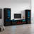 Delaine Entertainment Center for TVs up to 88" with Fireplace Included-1839147381