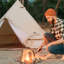 Tente mongole pour 4-5 personnes avec moustiquaire et ventilation