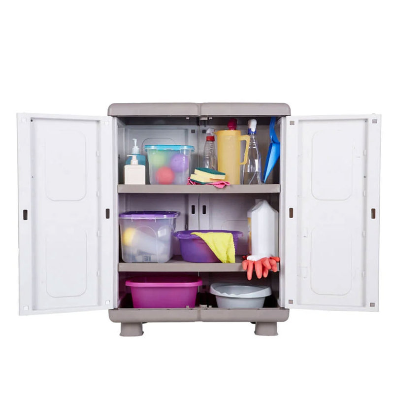 11.1 " W Plastic Shelving Unit, White