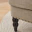 Fauteuil capitonné en polyester H 29 po avec garniture cloutée et coussin HIMO-2003792013
