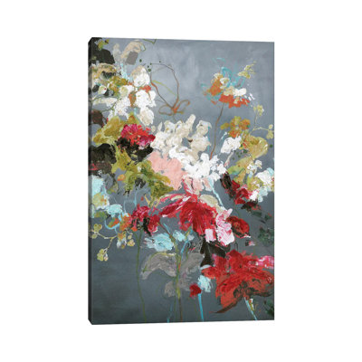 Abstrait floral II, reproduction d'art sur toile tendue
