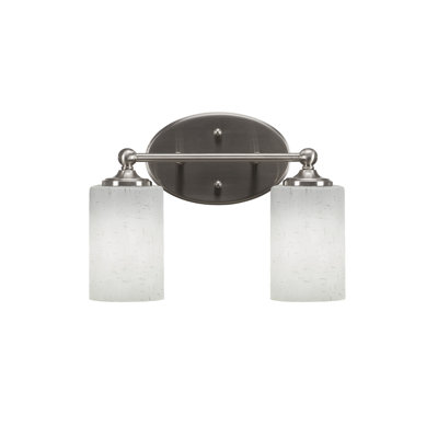 Aitkens Light Bath Bar Shown With 4" White Muslin Glass