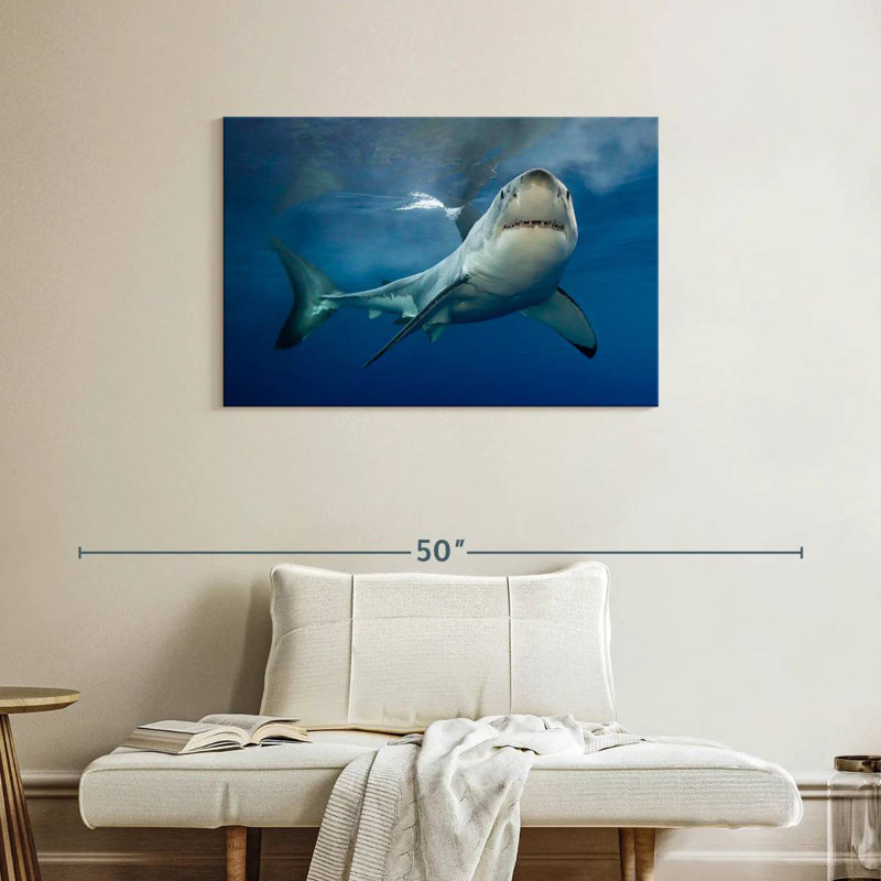 Brampt Shark Pursuit, 24" H x 36" W