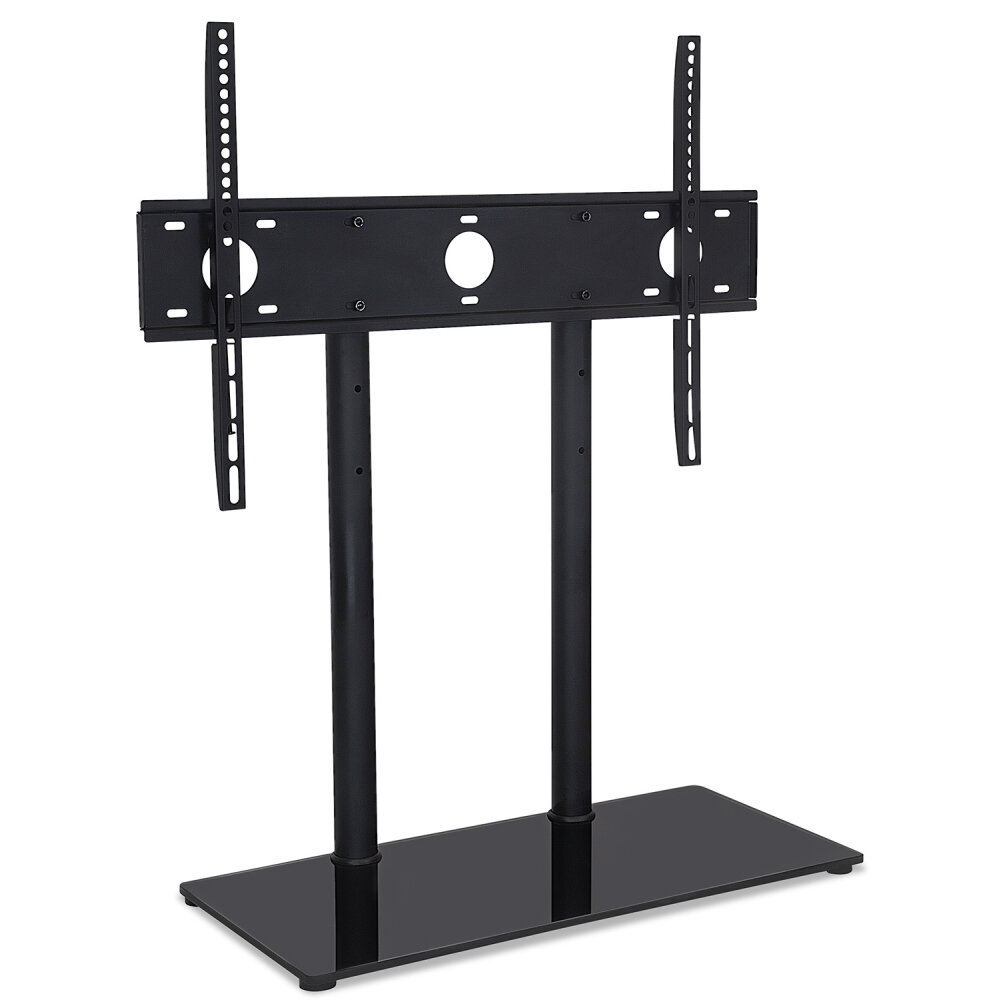 Mount-it! Universal Tv Stand Base Replacement, Table Top Pedestal Mount  Fits 32 - 60 Inch Lcd Led Plasma Tvs, 110 Lbs. Capacity