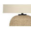 Lighting, H 25 po, lampe de table, rotin, abat-jour beige, transitionnel