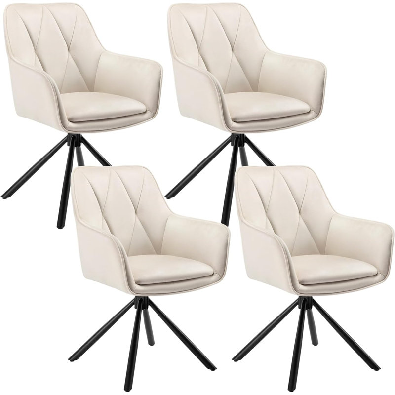 Lillydale Upholstered Chair With Velvet, Beige