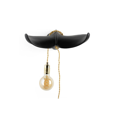The Tail Will Follow Resin Flush Mounted Sconce