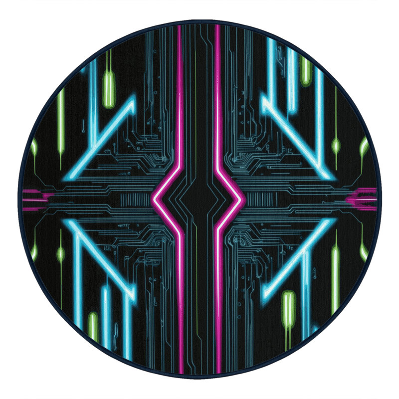 Electric Nova Rug, Round 7'
