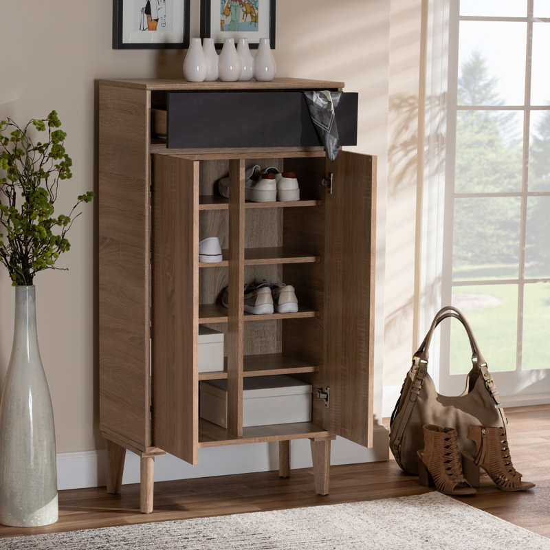 10 Pair Shoe Storage Cabinet